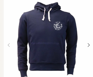 Fly Revolution Logo Unisex Hoodie (Navy)